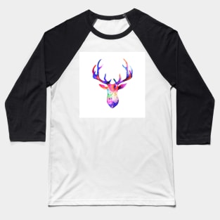 Colorful Deer Baseball T-Shirt